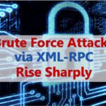 WordPress xmlrpc wp.getUsersBlogs attack